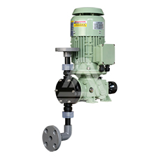 LK系列有多種泵型及配套電機(jī)供用戶選擇，可滿足添加量的不同要求。用戶還可以根據(jù)輸送的介質(zhì)，從7種材質(zhì)組合中選擇最合適的材質(zhì)。